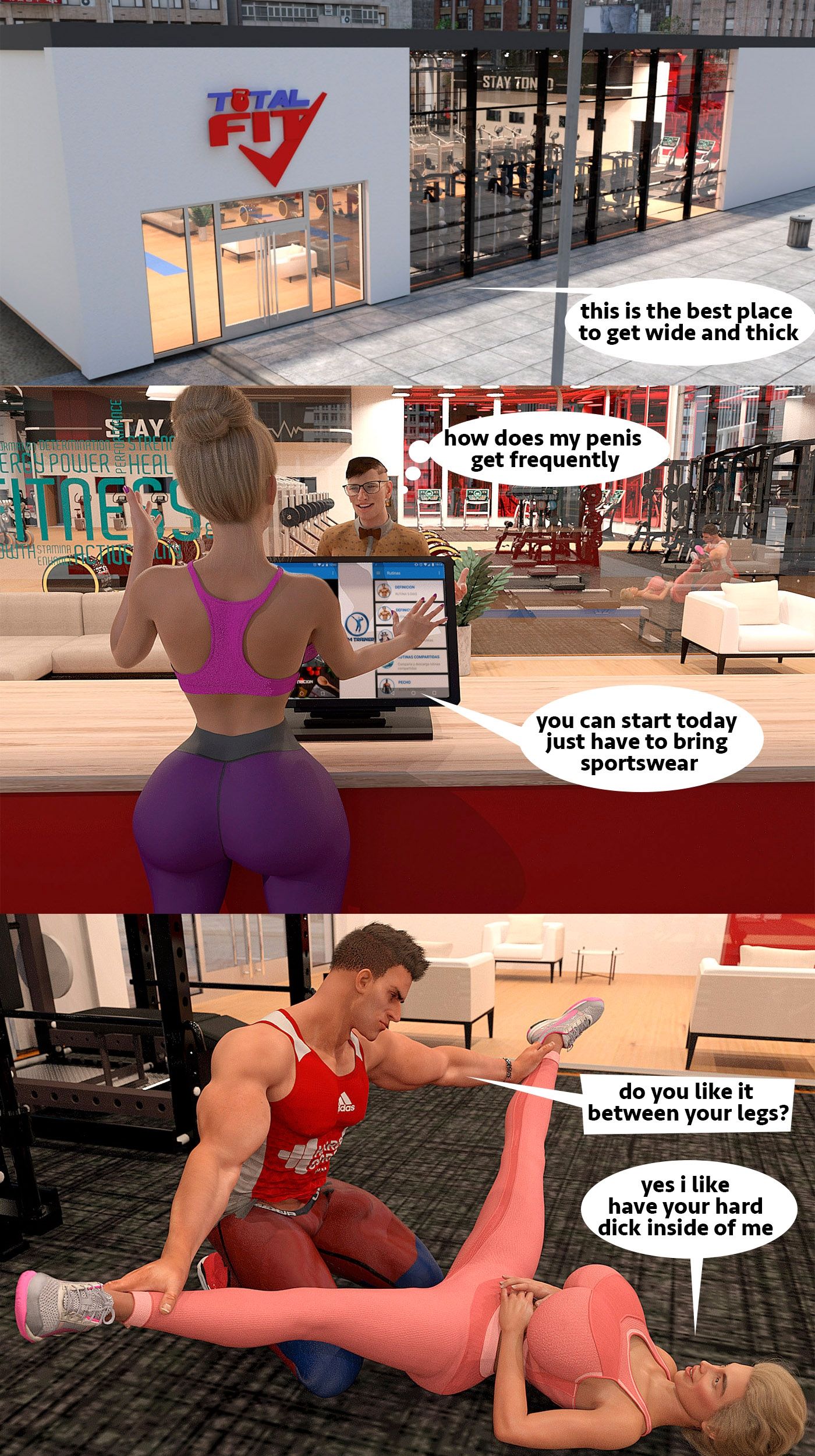 The Muscular Guy - 3D Pose | MyComicsxxx