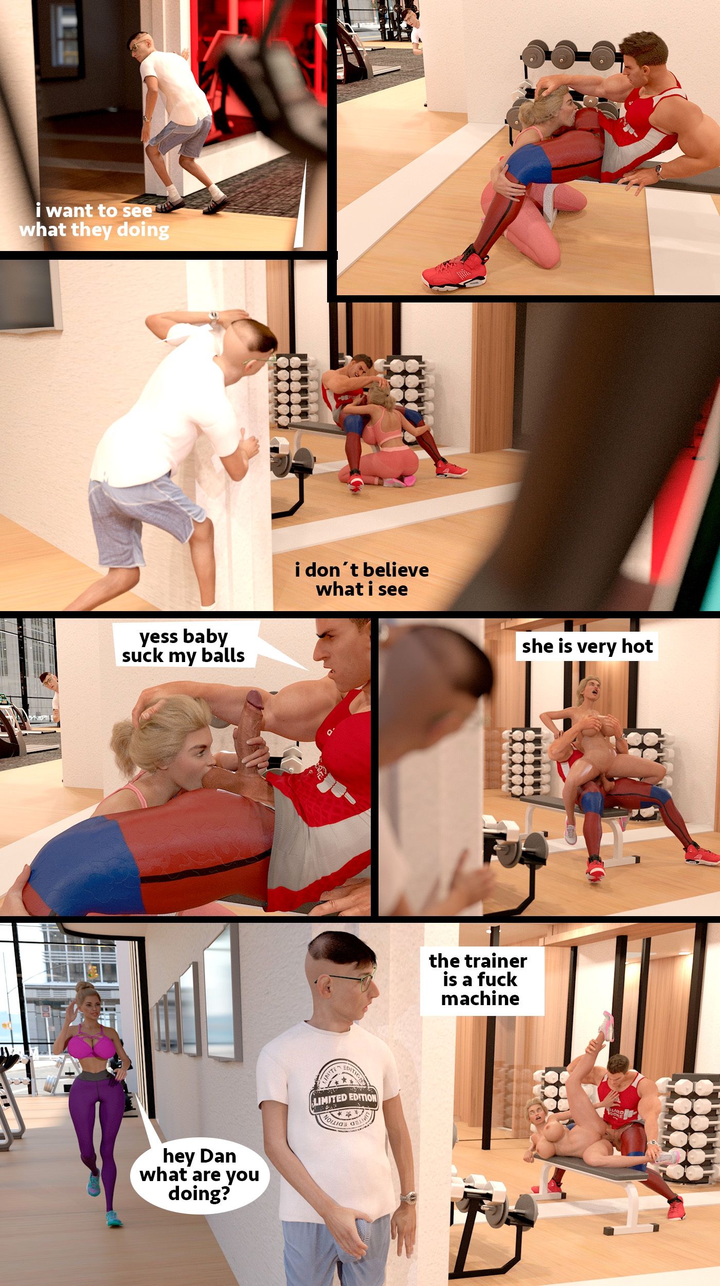 The Muscular Guy - 3D Pose | MyComicsxxx